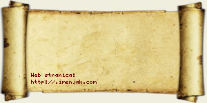 Cane Binjić vizit kartica